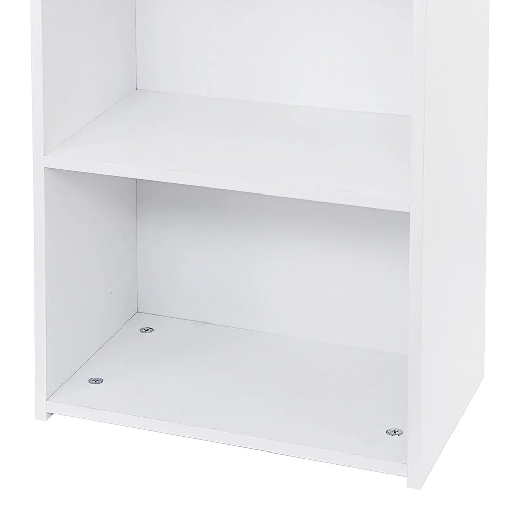 Segawe Modern Aesthetic 5-Tier Narrow Indoor Bookshelf - Home Furniture, Home Storage Organizer, House Decor Room Accessories Shelves (15.8"x9.5"x52"),summerwins