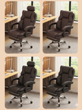 Modern Ergonomic Office Chair with Reclining Backrest & Footrest – Pro E-Sports Gaming Chair, Adjustable Lumbar Support Computer Chair for Home Office