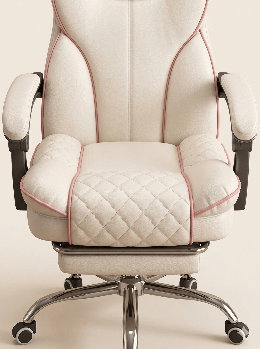 Ergonomic Home Office & E-Sports Chair: Comfortable Swivel Seat for Long Sessions, Gaming, Live Streaming & Study