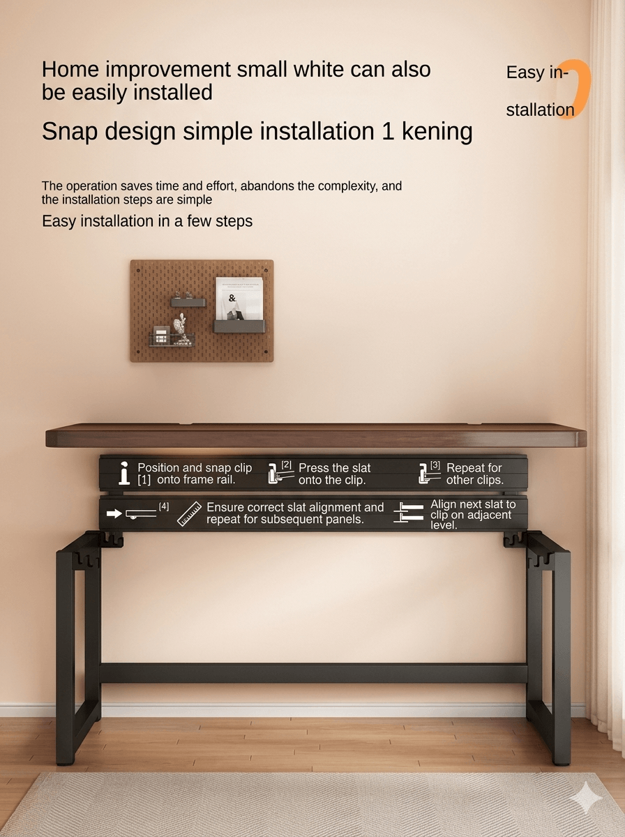 Solid Wood Computer Desk & Long Study Table: Durable Writing Workbench, Sturdy Home Office Gaming Desk for Small & Large Spaces